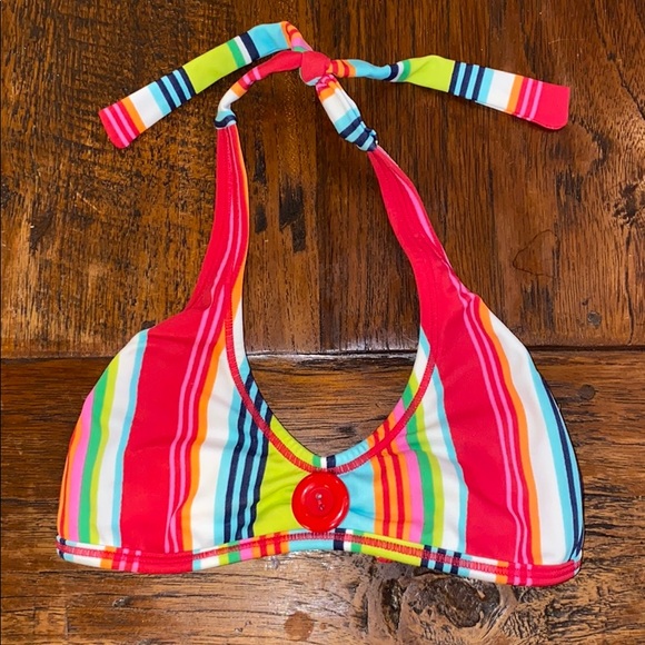👙Submarine Boy Cut Multi Stripe & Halter bikini - Picture 6 of 8